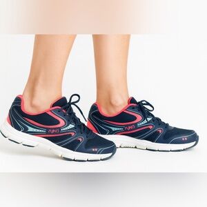 Ryka Sneakers Blue and Pink Size 8 1/2